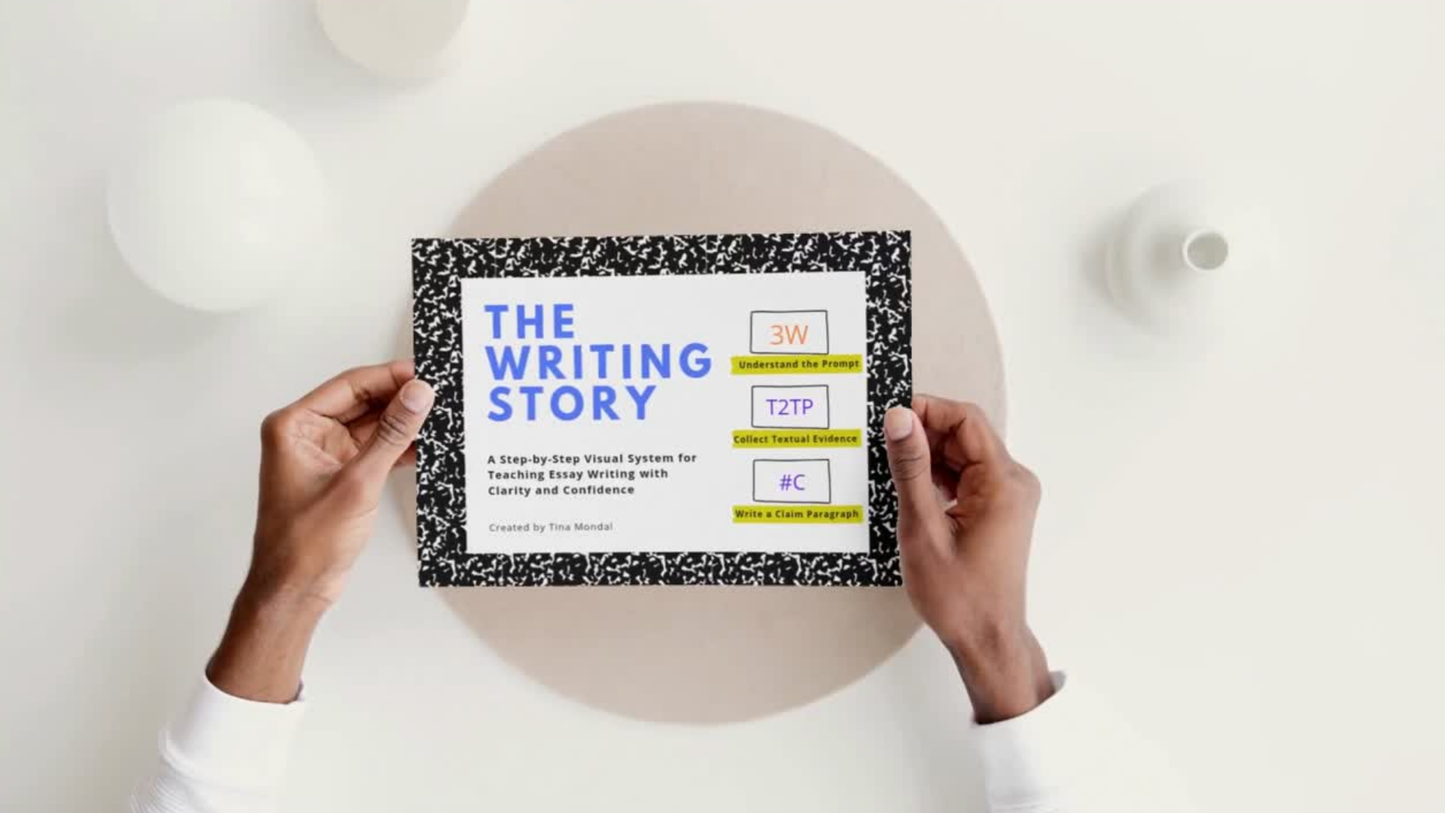 📘 The Writing Story™ Book | A Visual System for Teaching Essay Writing